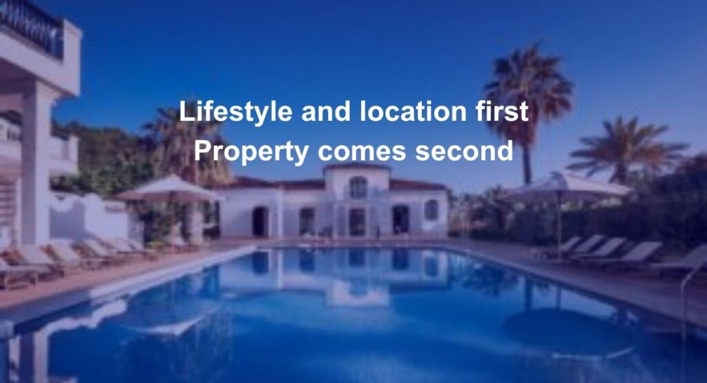 Lifestyle and location first property comes second for Costa del Sol property search